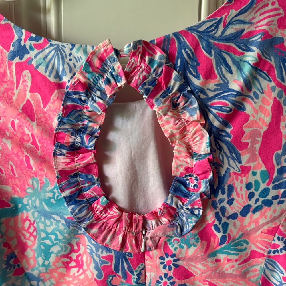 Lilly Pulitzer Pink and Blue Dress - Picture 3 of 4